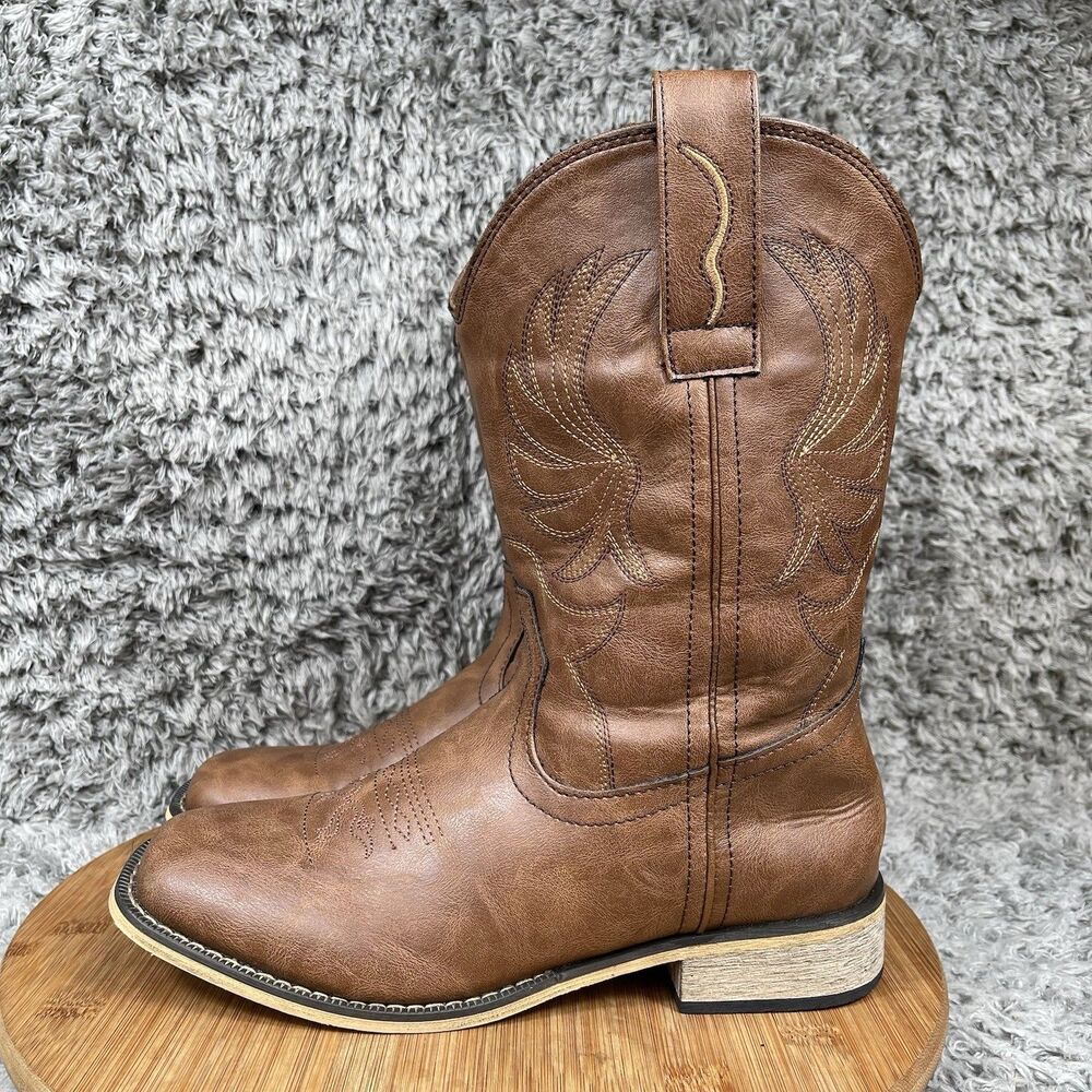 Rollda Kids Cowboy Western Boots Size 7 Riding Rodeo - Picture 2 of 9